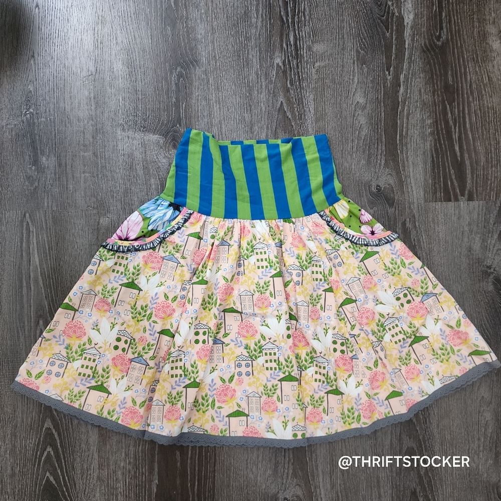 Matilda Jane Homeward Bound Mixed Print Skirt - Picture 3 of 8